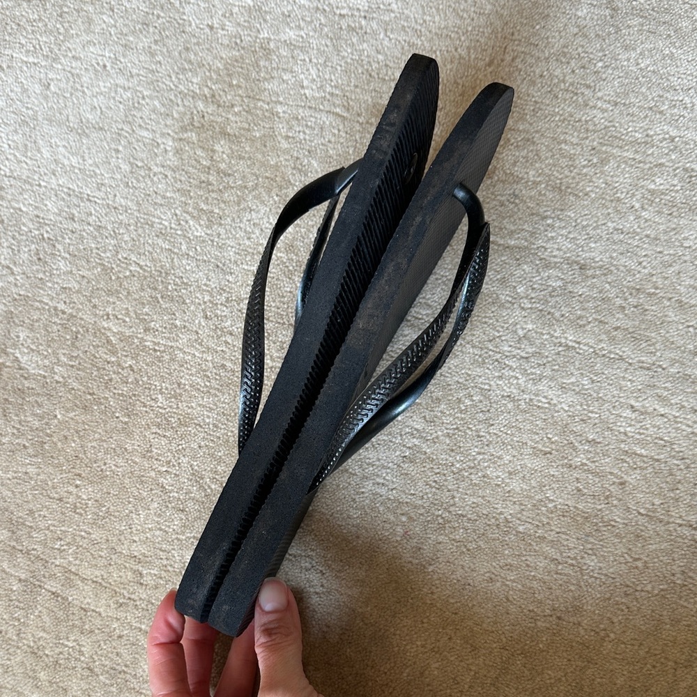 Havaianas Women's Classic Black Sandals - Picture 4 of 6